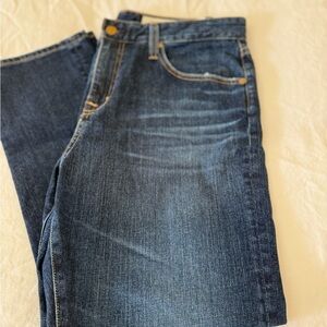 AG Adriano Goldschmied Dark Blue Straight Jeans